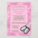 Recherche de camo rose invitations Mignon