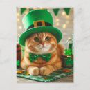 Recherche de saint patrick cartes postales Chat