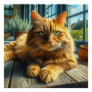 Recherche de gingembre posters Chat
