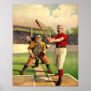 Recherche de batte baseball art Vintage