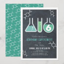 Recherche de la science anniversaire invitations Pour enfants