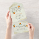 Recherche de orange pastel invitations Bientôt maman