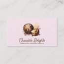 Recherche de confections cartes visite Chocolat