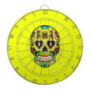 Recherche de mort jeux de fléchettes Crâne à sucre