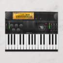 Recherche de instruments clavier cartes postales Touches