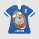 Recherche de football jersey ornements Bleu