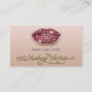 Recherche de makeup artist cartes visite Sparkle