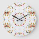 Recherche de vintage floral horloges Rouge