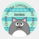 Recherche de empreinte de patte bleu autocollants Chat