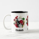 Recherche de crâne rose tasses Horreur