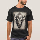 Recherche de tête de taureau tshirts Crâne