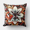Recherche de fleurs blanches coussins Rouge