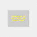 Recherche de drôles post its Modèle