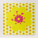 Recherche de fleur jaune puzzles Motif