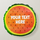 Recherche de tranches de pastèque coussins Mignon