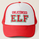 Recherche de elfes casquettes Santa claus