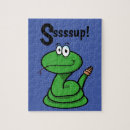 Recherche de serpent puzzles Vert