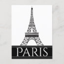 Recherche de tour eiffel noir et blanc cartes postales Moderne