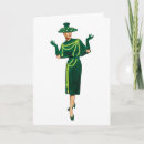 Recherche de mannequins vœux cartes Rétro