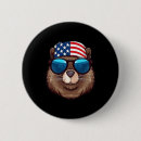 Recherche de castor drôle badges Patriotique