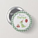 Recherche de anniversaire de dinosaure badges Fête de dino
