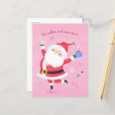 Recherche de noël rose cartes postales Rétro