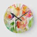 Recherche de peinture florale horloges Moderne