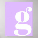 Recherche de chambre enfant posters Monogramme