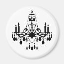 Recherche de lustre noir magnets Blanc