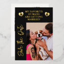 Recherche de de chien mariage invitations Couple