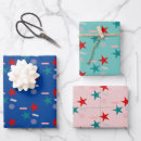 Recherche de patriote papier cadeau Bleu