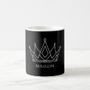 Recherche de roi et reine tasses Couronne