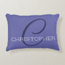Recherche de bleu violet coussins Monogramme