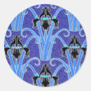 Recherche de iris noir autocollants Floral