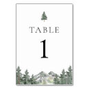 Recherche de mountain mariage table cartes Forêt