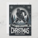 Recherche de hockey christmas vœux cartes Pour lui