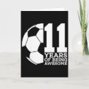 Recherche de 11ème anniversaire cartes Football