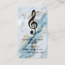 Recherche de vocalist cartes visite Élégant