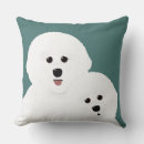 Recherche de bichon décoration coussins Lancer