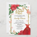 Recherche de red gown invitations Floral