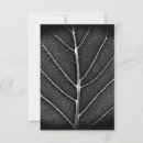 Recherche de veines vœux cartes Noir et blanc