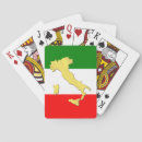 Recherche de drapeau italien jeux de cartes Italiennes