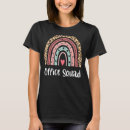 Recherche de secrétaire de bureau tshirts Arc en ciel