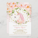 Recherche de unicorn baby shower invitations Rose