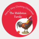 Recherche de poulet rouge autocollants Poulet de noël