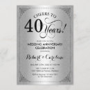 Recherche de damassé noir mariage invitations Élégant