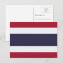 Recherche de drapeau de la thaïlande cartes postales Thaïlandais