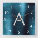 Recherche de bleue horloges Monogramme