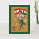 Recherche de drapeau australien vœux cartes Vintage