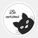 Recherche de chat curieux autocollants Félin